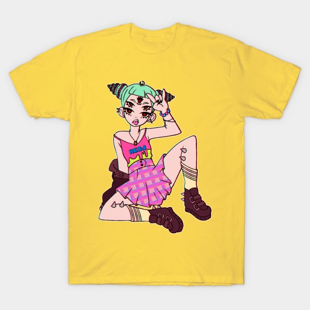 Sally the bad girl T-Shirt by kuroneko777